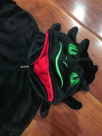 Toothless Dragon Onesie Kigurumi Cosplay Adult Unisex Flannel Pajama Anime Costume Train Your Night Funny Sleepwear Homewear